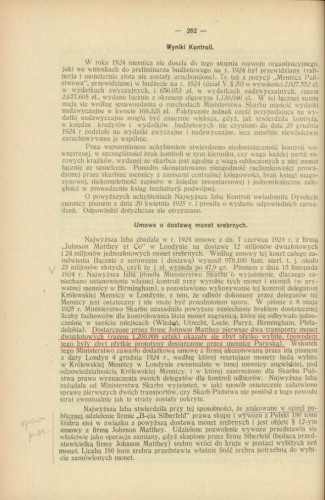 1924-10 str 262 Kontrola NIK umowa z Mattey  oraz wadliwa dostawa wskazanie na 2 transporty.jpg
