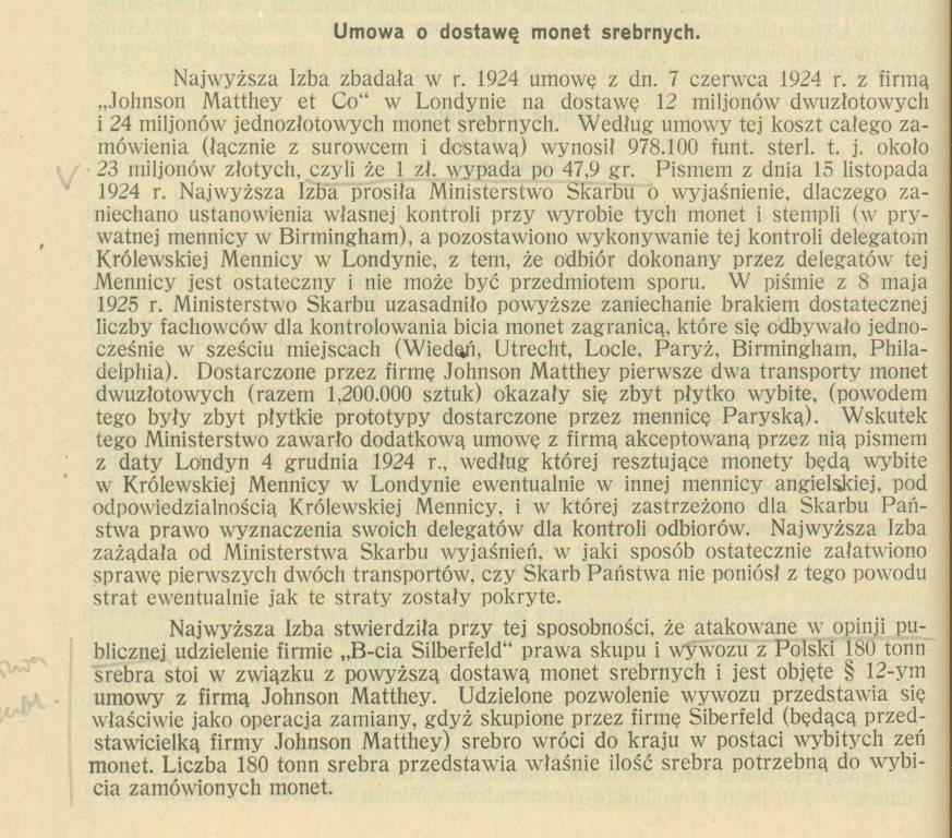 1924-10 str 262 Kontrola NIK umowa z Mattey  oraz wadliwa dostawa kompr.jpg