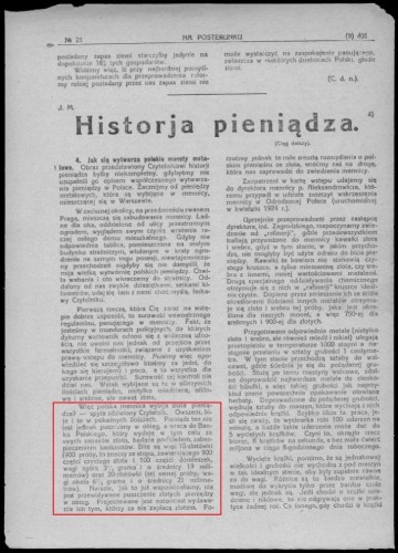 1926-05-26 Na Posterunku gazeta policji - polska mennica biuje złote pieniądze komp.jpg