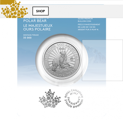Screenshot 2022-04-05 at 19-48-33 1 oz. Pure Silver Coin The Majestic Polar Bear – Mintage 35 000 (2022) The Royal Canadian Mint.png